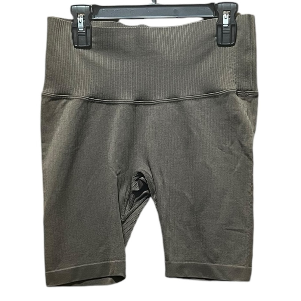 Ethos Brown‎ Ribbed Bike Shorts 7" inseam Size Large